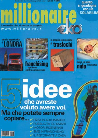 Storia di copertina su Millionaire