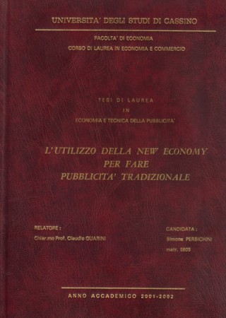 1^ Tesi di Laurea su Digimatica